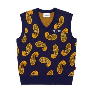NWT Ashe Paisley Sweater Vest Unisex